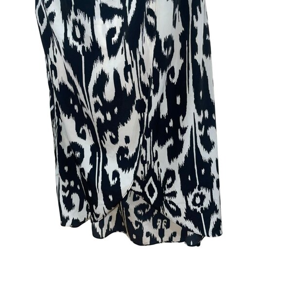 Athleta Womens Black & White Ikat Bloom Ripple Maxi Dress XS/S - Picture 6 of 14